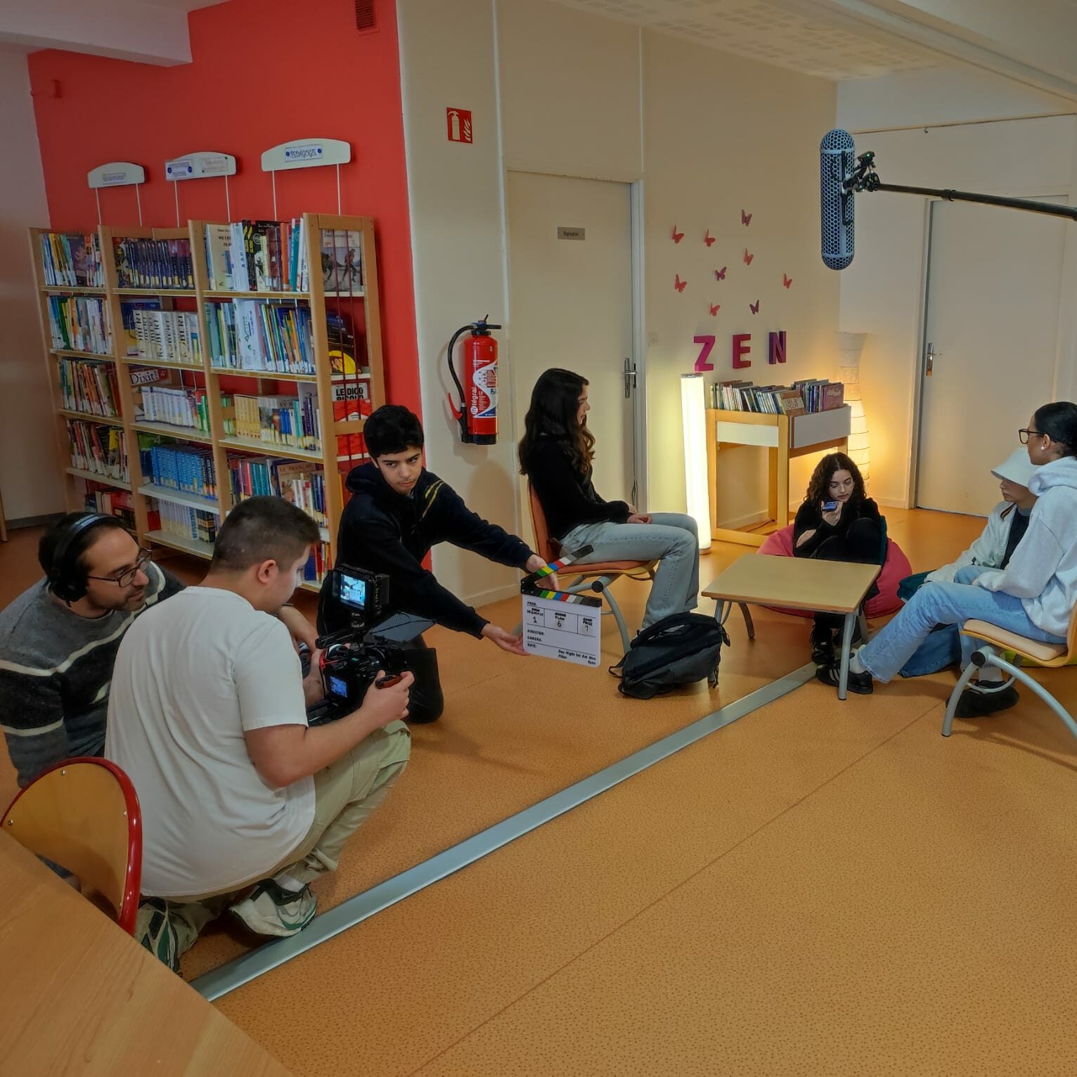 Photo tournage collège arsenal metz